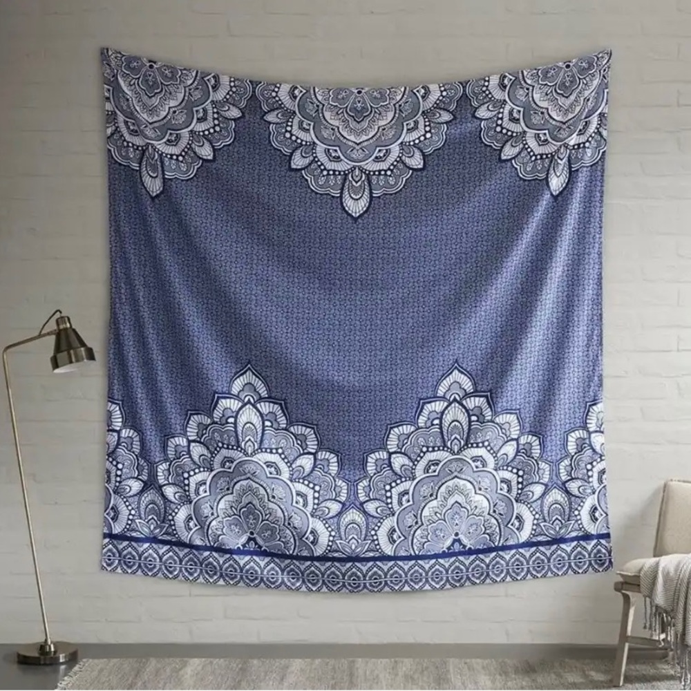 Blue Wall Tapestry